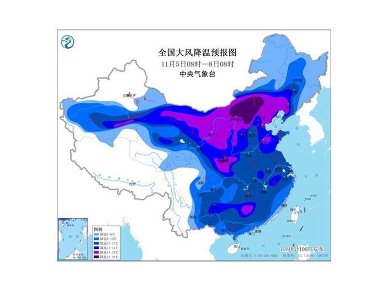 寒潮到来多风雨，注意为设备做好防水防潮工作